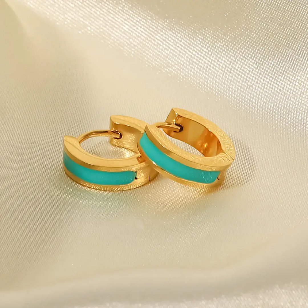 Green Mini Hoops