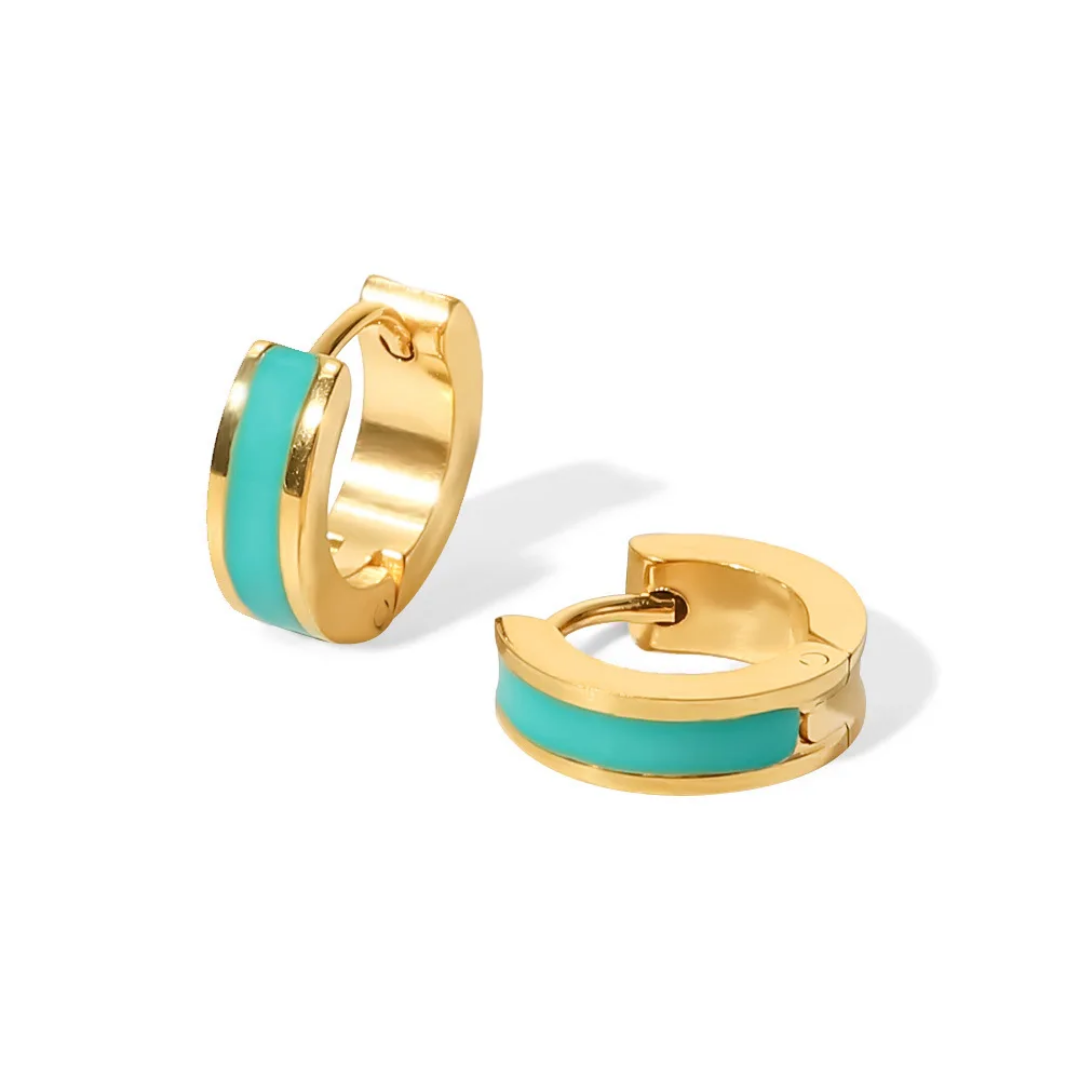Green Mini Hoops