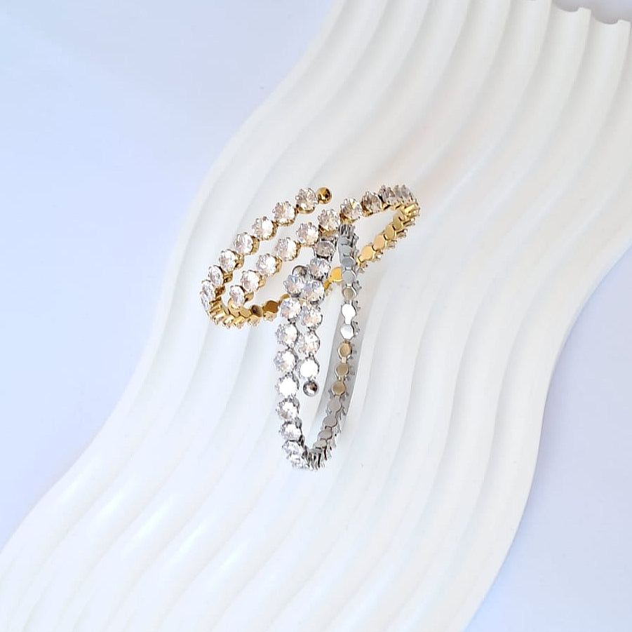 Silver Tennis Bangle