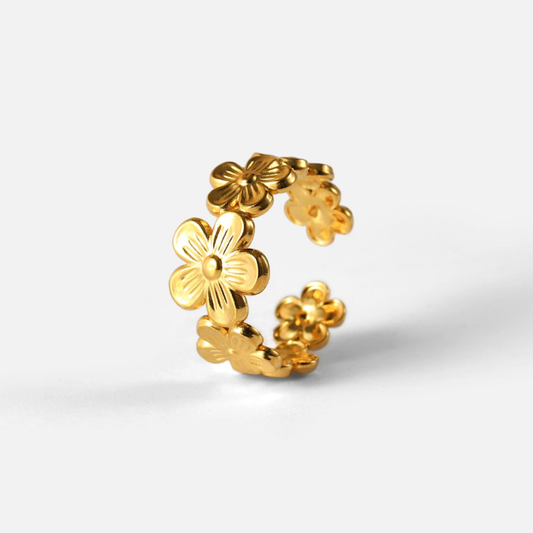 Plain Flowers Ring