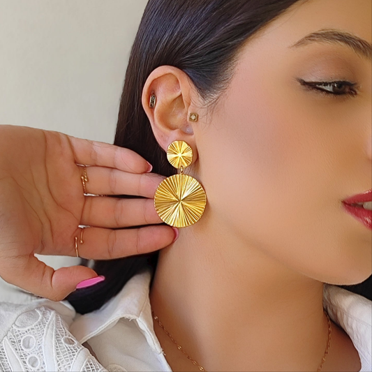 Double Circle Earrings