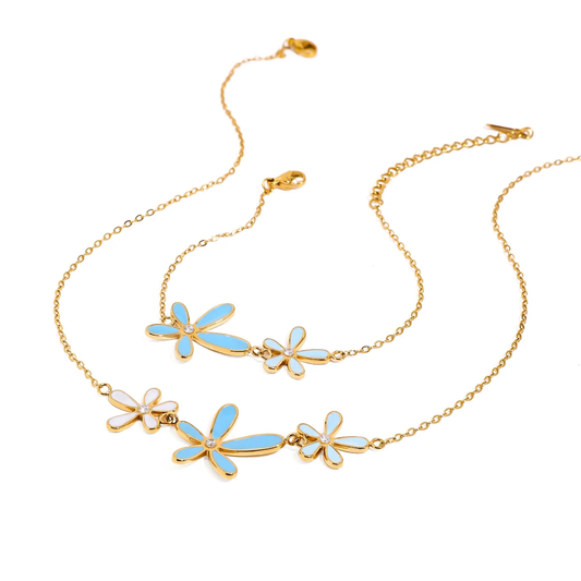 Blue Daisy Set