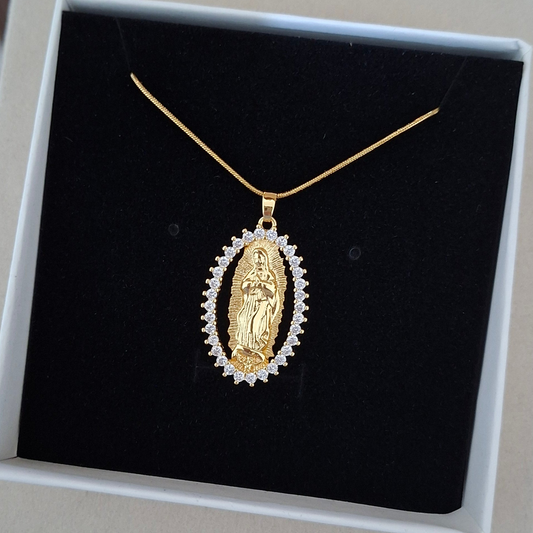 Large Virgin Mary Medal