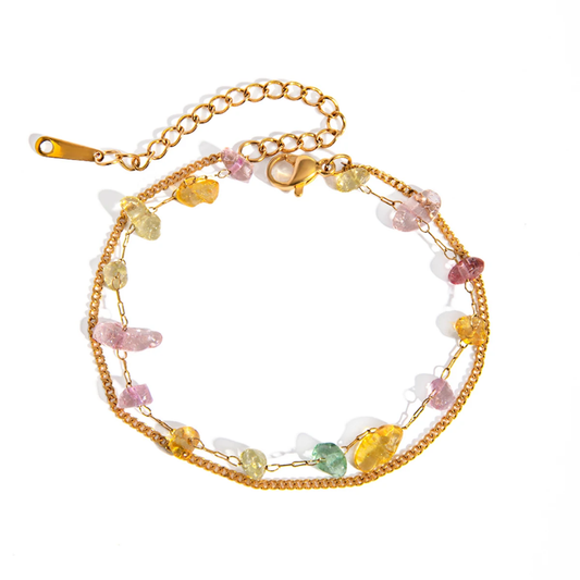 Rainbow Stones Bracelet