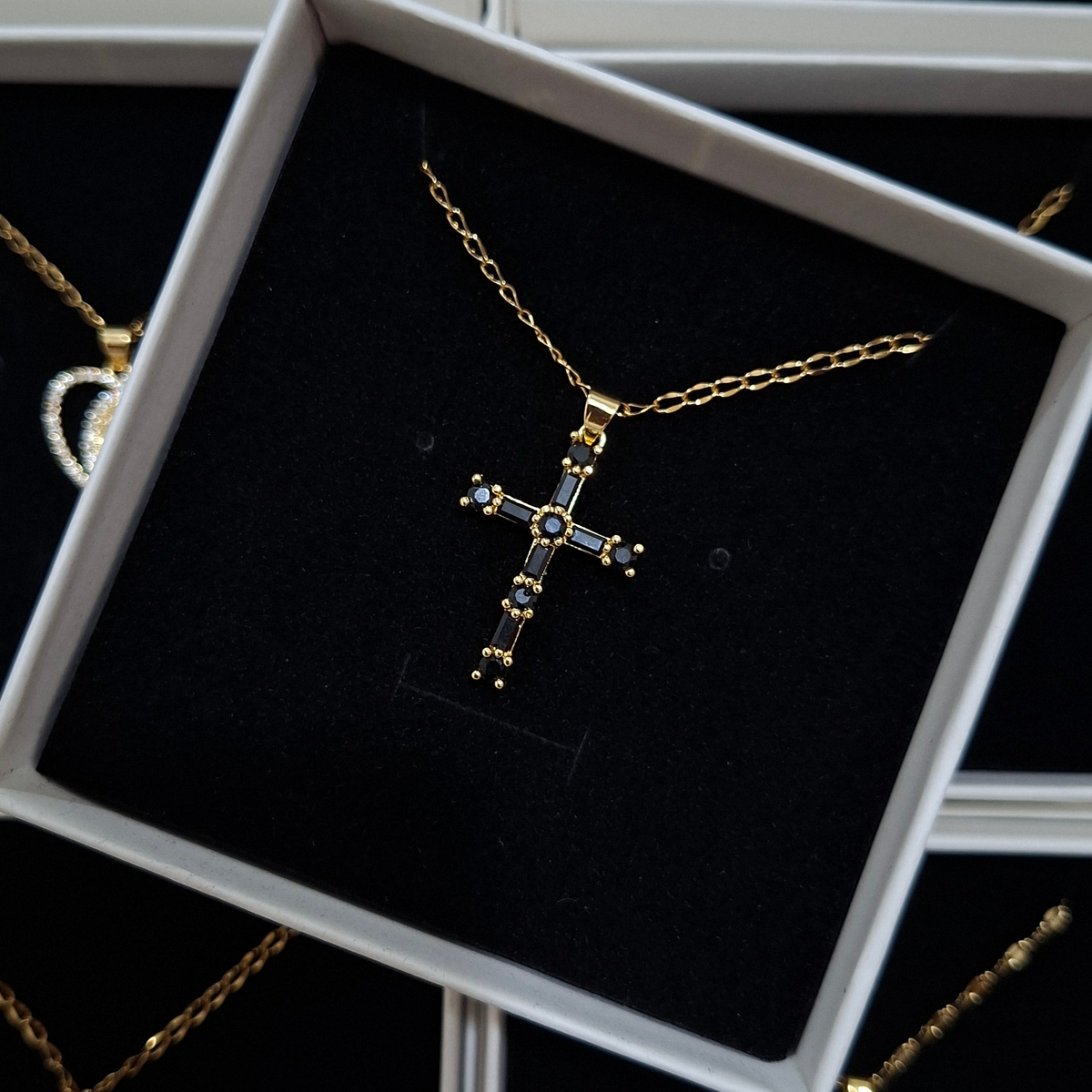 Black zircon cross